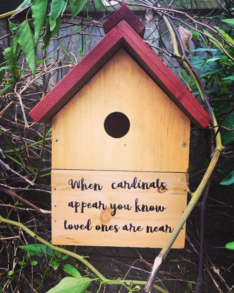 Cardinal Cardinal bird box when a cardinal appears nesting | Etsy