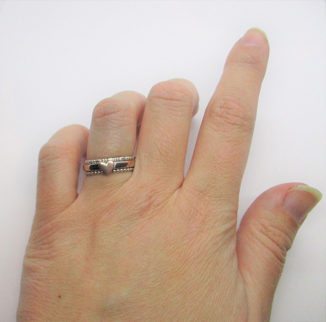 Three Costume Rings Instant Collection Trio of Three Sweet, Wellloved