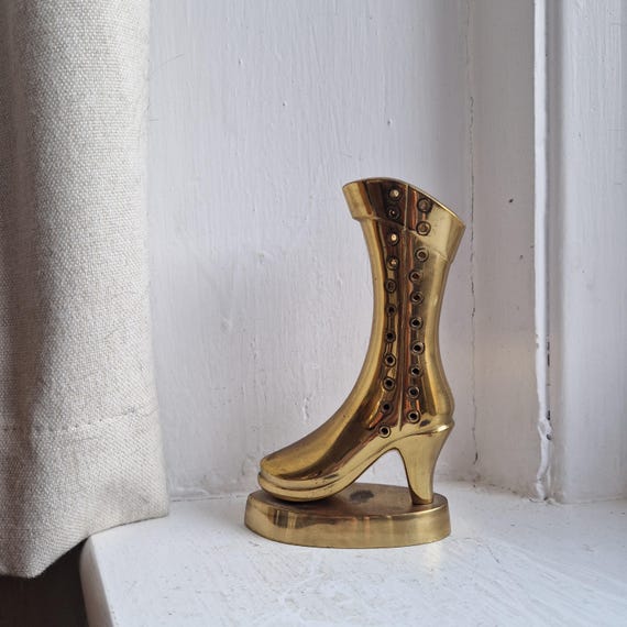 Button hook stand: lovely collectable weighty sol… - image 1