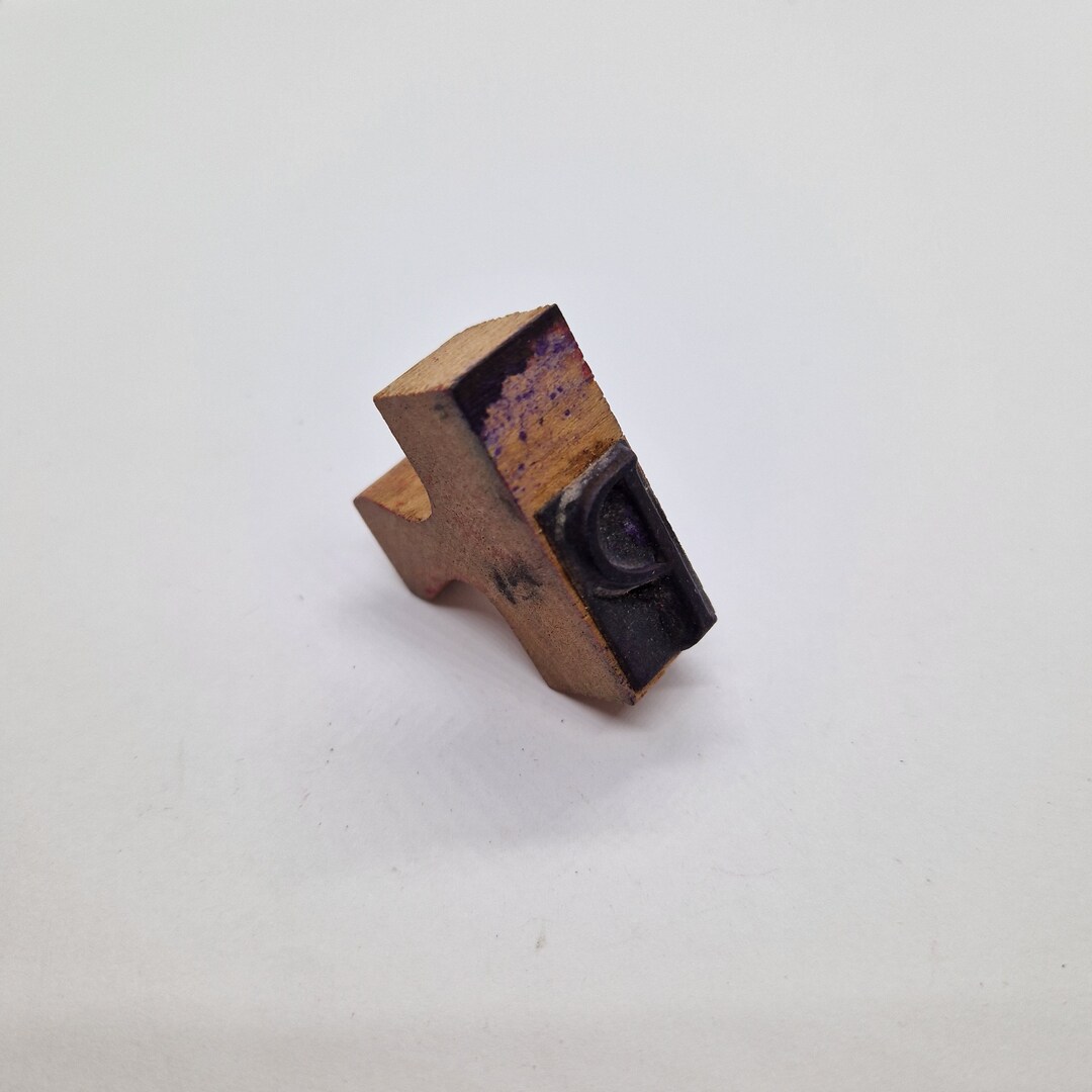 Antique Printer's Stamp: Very Cool Restored Antique Printer's Ink Stamp ...