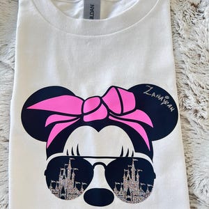 Personalized Minnie Toddler Tees
