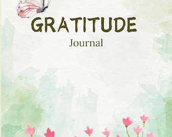 Guided Gratitude Journal | Daily Prompts, Mindfulness, Self-Care