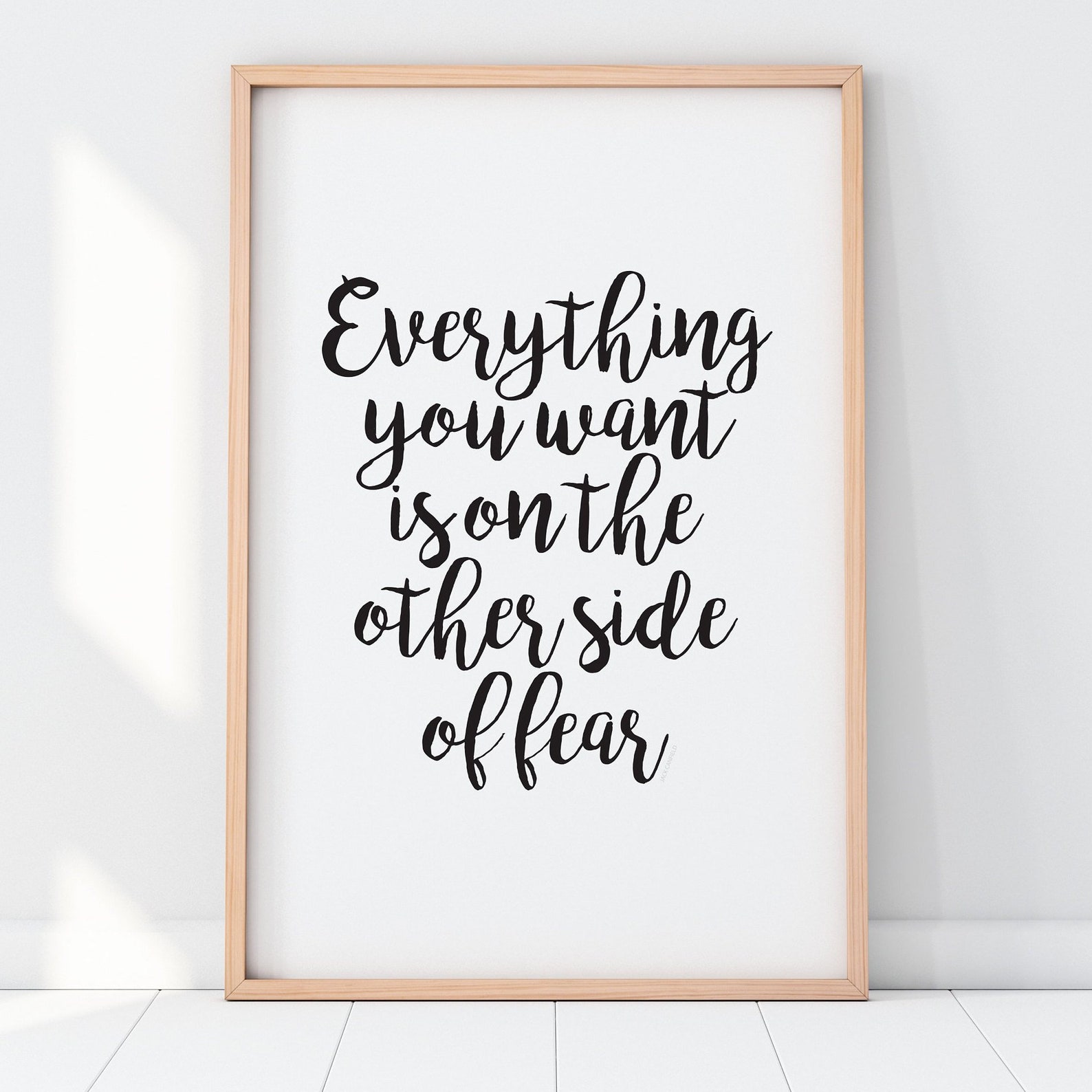 Everything You Want is on the Other Side of Fear - Motivational ...