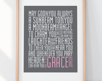 May God Grant You Always Poem Print 8x10