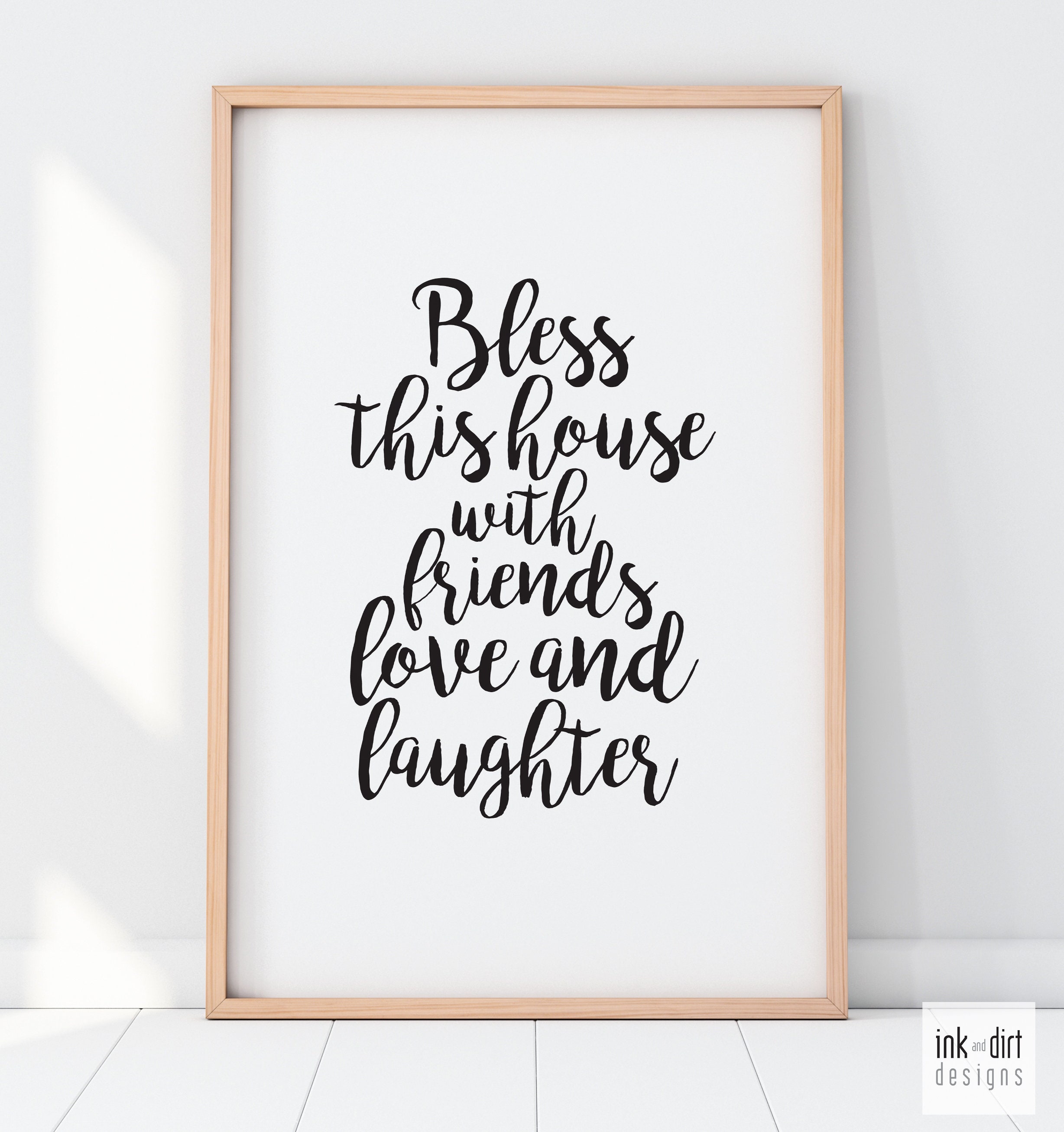Bless This House Print 8x10 Ready to Frame - Etsy