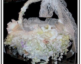 FLOWER GIRL BASKET Wedding accesssories Flower girl Baskets