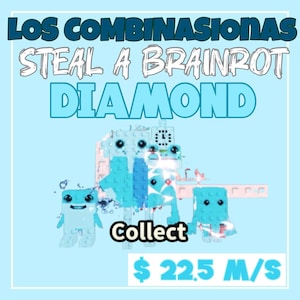Steal A Brainrot - Secret Diamond Los Combinasionas ( 1 Piece )