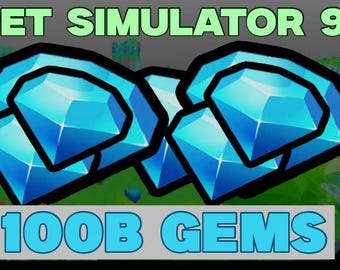 Pet Simulator 99 - 100B Gems !! FAST AND CHEAP