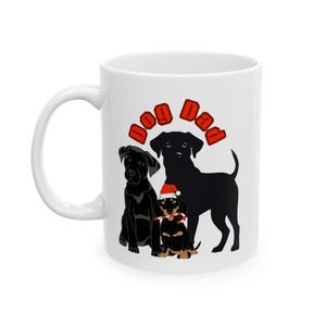Dog Dad Ceramic Mug: Funny Pet Lover Gift
