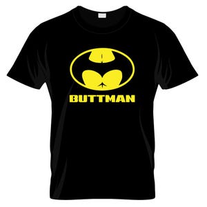 Buttman Logo Graphic T Shirt ( Adult, Joke, Gift, Funny, )