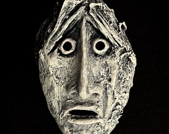 Original Wall Sculpture Bust; UNTITLED: Eternal Echoes No.2