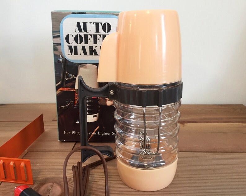 Seventies Hong Kong Car Hot Drinks Original Box Vintage Auto Coffee Maker