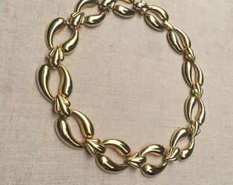 1980's gold chain necklace
