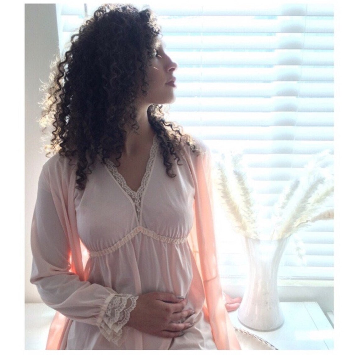 1960's Pink Nightie with Robe