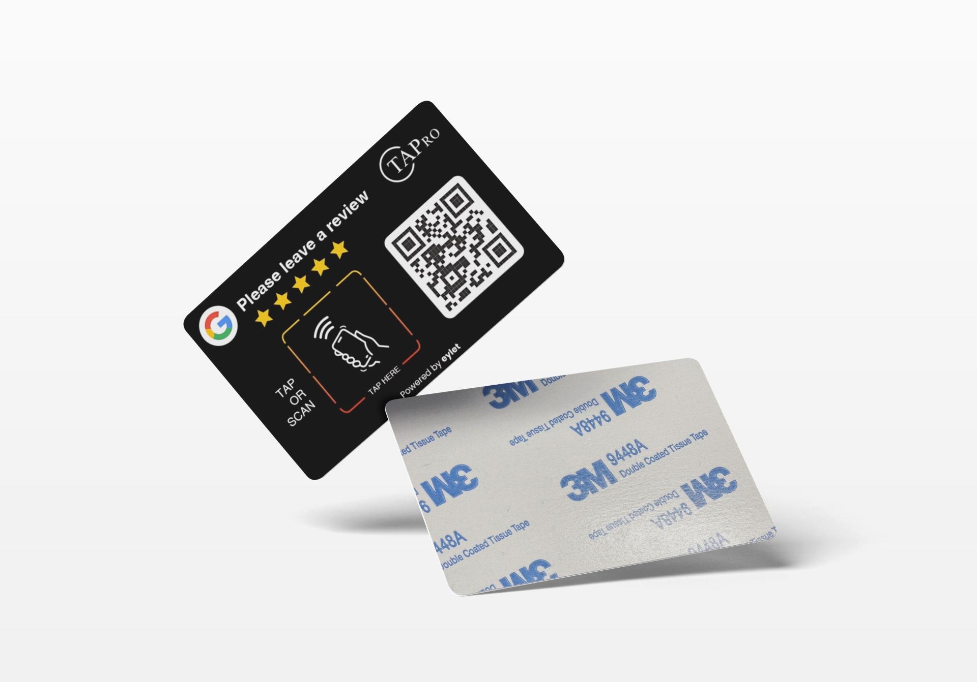 Tap Google Review Card | NFC Google Review Plate Sticker | QR Code Review  Sign With 3M Adhesive | Boost Google Reviews Fast - Etsy