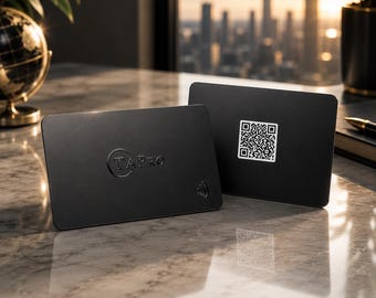 Custom Tap to Share Card, NFC Contact Sharing Card, QR Networking Card for Professionals, Reusable Smart Contact Card