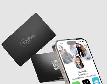 NFC Digital Business Card, Smart Contactless PVC Card, QR Code Networking Tool