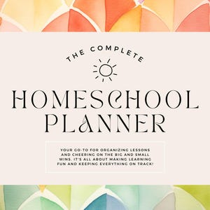 Home School Planner, Digital Download, PDF Planners, Digital Journals