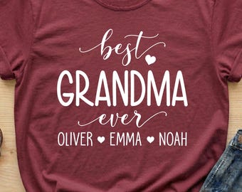 Custom Grandma Shirt, Grandma Ever Sweatshirt, Mother's Day Gifts