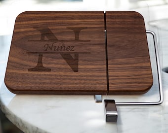 Personalized Cheese Slicer Wedding Gift, Handmade Charcuterie Board, Unique Christmas Gift, Bridal Shower, Engraved Engagement Present