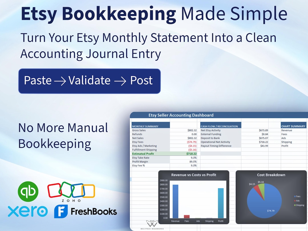 CSV to Journal Entry Excel Tool | Accounting Import Template | Etsy CSV ...