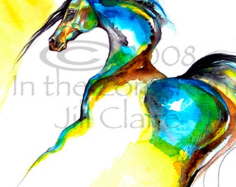 Arabian Horse Art Painting Print Jill Claire Original