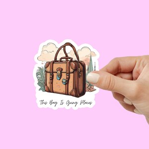 Adesivo para mala de viagem | Adesivo para mala vintage, garrafas de água e muito mais | Acessórios adoráveis para entusiastas de viagens kawaii
