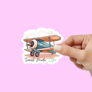 Pegatinas para equipaje de avión, pegatinas para maletas antiguas, botellas de agua y más, accesorios adorables para entusiastas de los viajes kawaii