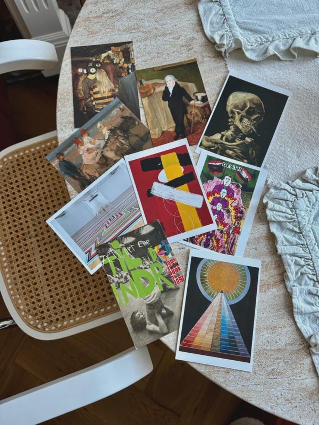 Museum Postcard Example Vintage Modern Art Museum Postcard Set Gallery Collection Oldschool ...