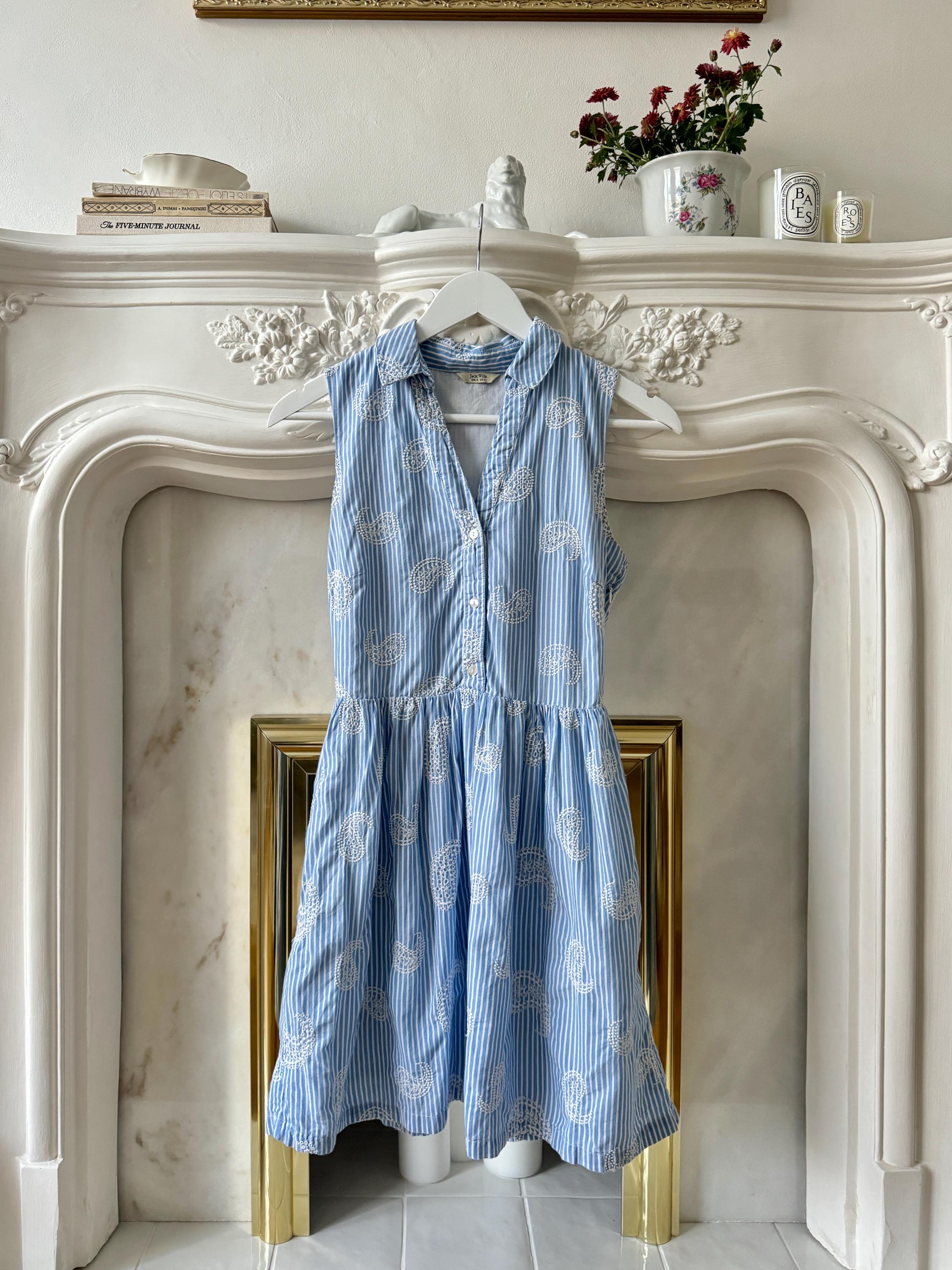 jack wills blue dress Womens Goodrington Side Stripe Ringer Mini Jersey Striped dress