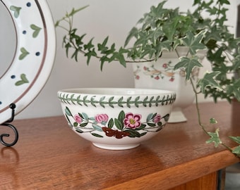Vintage Portmeirion Botanic Garden Decorative Bowl Floral English Pottery