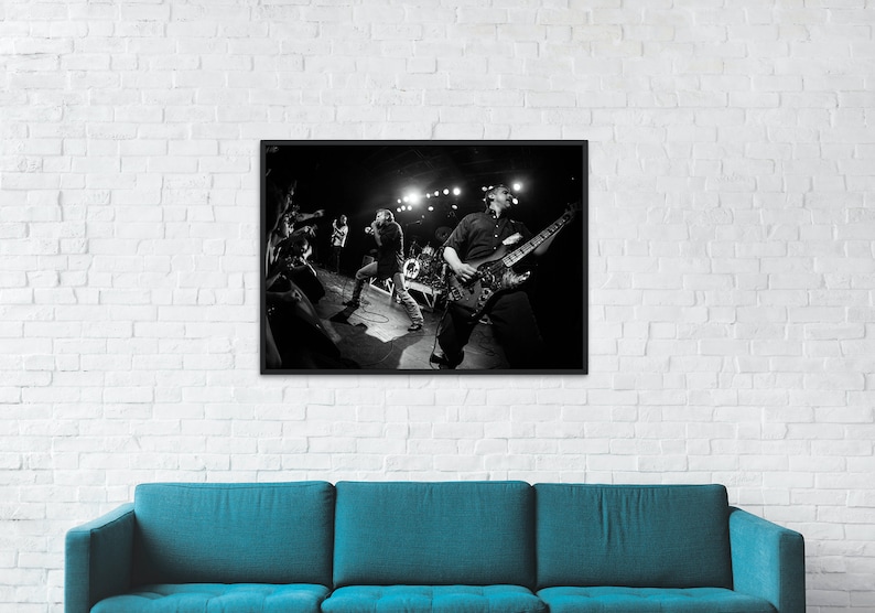 The Jesus Lizard performing live at Exit/In on July 14, 2009, in Nashville, Tennessee Music Wall Art Print image 2