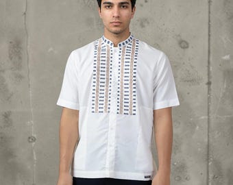 Harian Series Itang Yunasz Koko Camisa Moderna Minimalista Algodón Hombres Ropa Musulmana