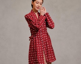Rasya Batik Kutubaru Blouse Women Traditional Indonesian Kebaya Top