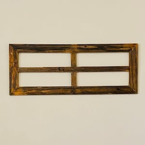 Farmhouse Wall Frames, Farmhouse Wall Decor, Antique Window Frame, Rustic Wall Decor, Farmhouse Decor, Livingroom Decor