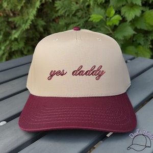 Ja Papa Snapback Mütze | Snapback Trendige Mütze | Machen Sie Ihren eigenen personalisierten Hut | Bestickter Hut, 5 Panel, zweifarbig