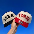Custom Upside Down Hat 3D Puff Text, Two Tone Snapback with embroidered Personalized text product logo