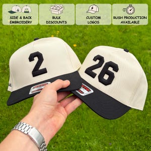 Custom Hat With 3D Puff Text, Cap With Embroidered Text, Custom Logo Trucker Hat, Custom 3D Logo SnapBack, Upside Down Text Hat