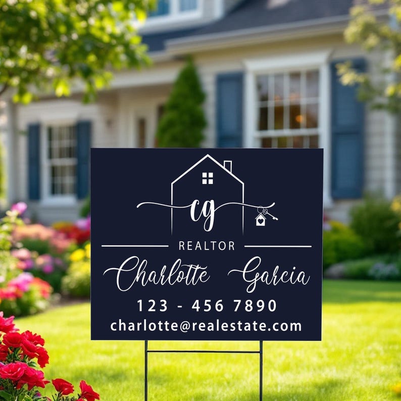 Pvc Sign Realtor Examples Personalized Open House and Sale Sign, Realtor Name Sign, Custom Real ...