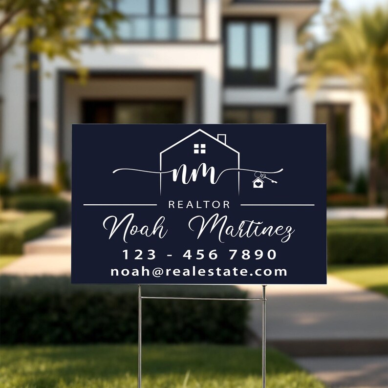 Pvc Sign Realtor Examples Personalized Open House and Sale Sign, Realtor Name Sign, Custom Real ...