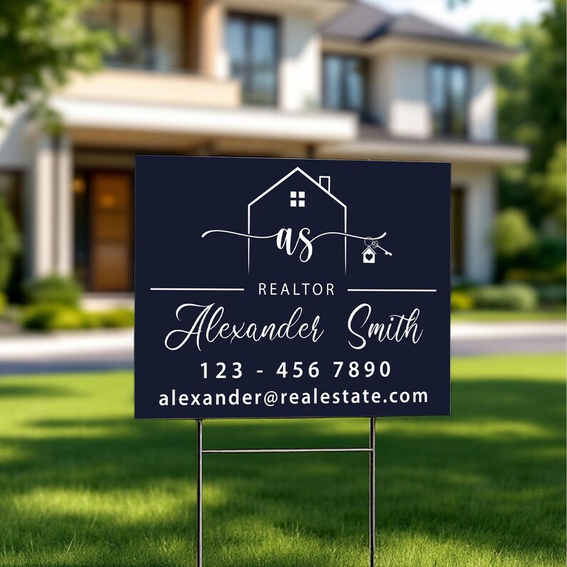 Pvc Sign Realtor Examples Personalized Open House and Sale Sign, Realtor Name Sign, Custom Real ...