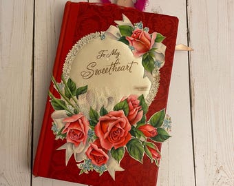 Eclectic Valentine’s Vintage Junk Journal - “Love Letters of Mark Twain”