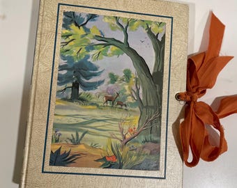 Schreibjournal - Hand Made Upcycled Vintage Buch