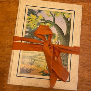Glue Book, Journal or Scrapbook - Hand Made Upcycled Vintage Book