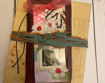 Mini Junk Journal Starter Kit - Stationäre Box, Tiny Journal & Ephemera