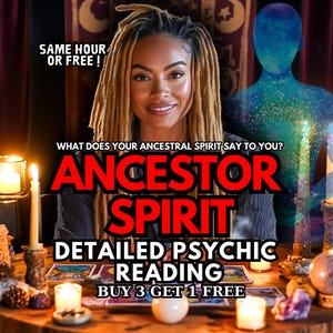 SAME HOUR Psychische Lesung, Verbindung zu den Führern der Vorfahren, Mittlere Lesung, Psychische Lesung, Tarot-Lesung, Same Hour Reading Bild 1
