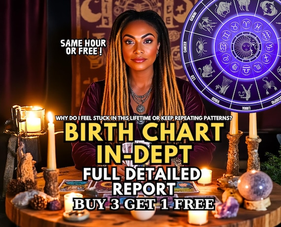 SAME HOUR Astrology Birth Chart + 1 Year Forecast, Astrology Reading, Natal Chart 12 Month Prediction In Depth, Tarot Reading, Psychic Read