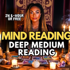 SAME HOUR Mind Tarot Reading, Telepathy Reading, Love Reading, Ex Reading, Same Hour Reading, Psychic Reading, Tarot Reading, Medium Reading