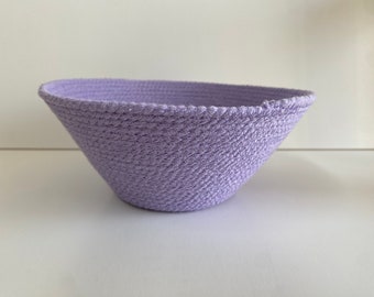 Rope bowl purple