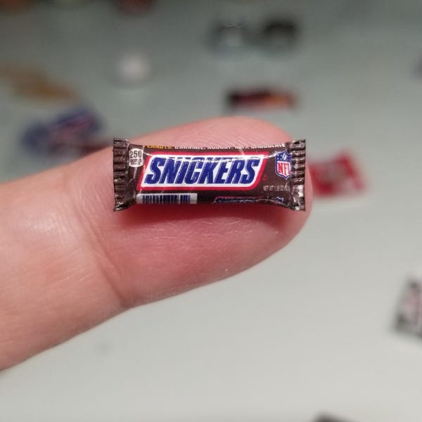 Chocolate candy bar dollhouse miniature